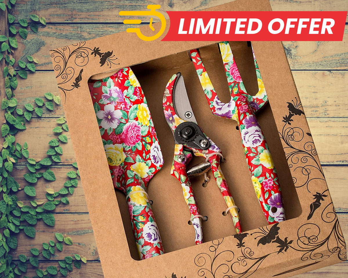 Garden Tools Gift Set Garden Essentials Cute Gardening Tools for Gardener Ready to Gift Gardening Friend Already Packaged Daughter Sister