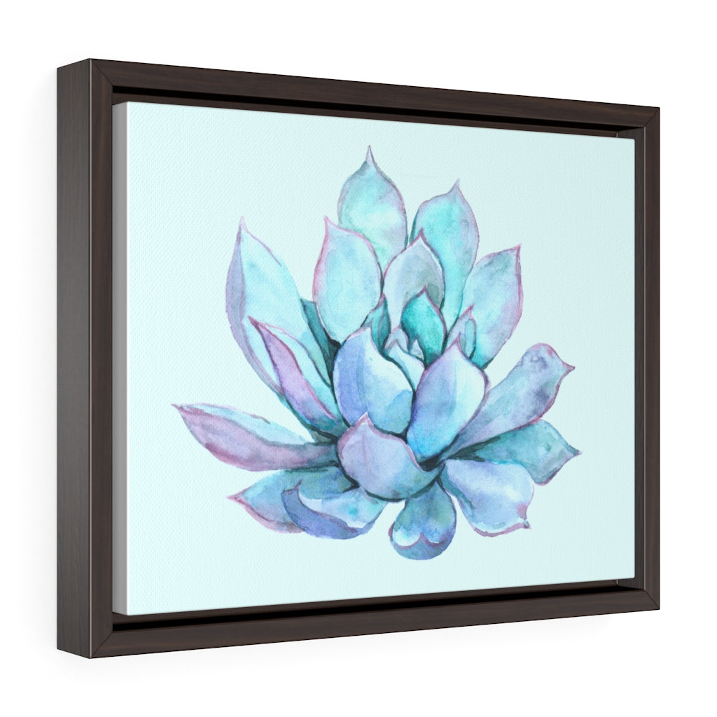 Watercolor Succulent Canvas