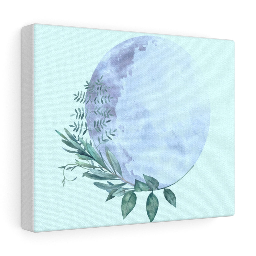 Leafy Moon canvas