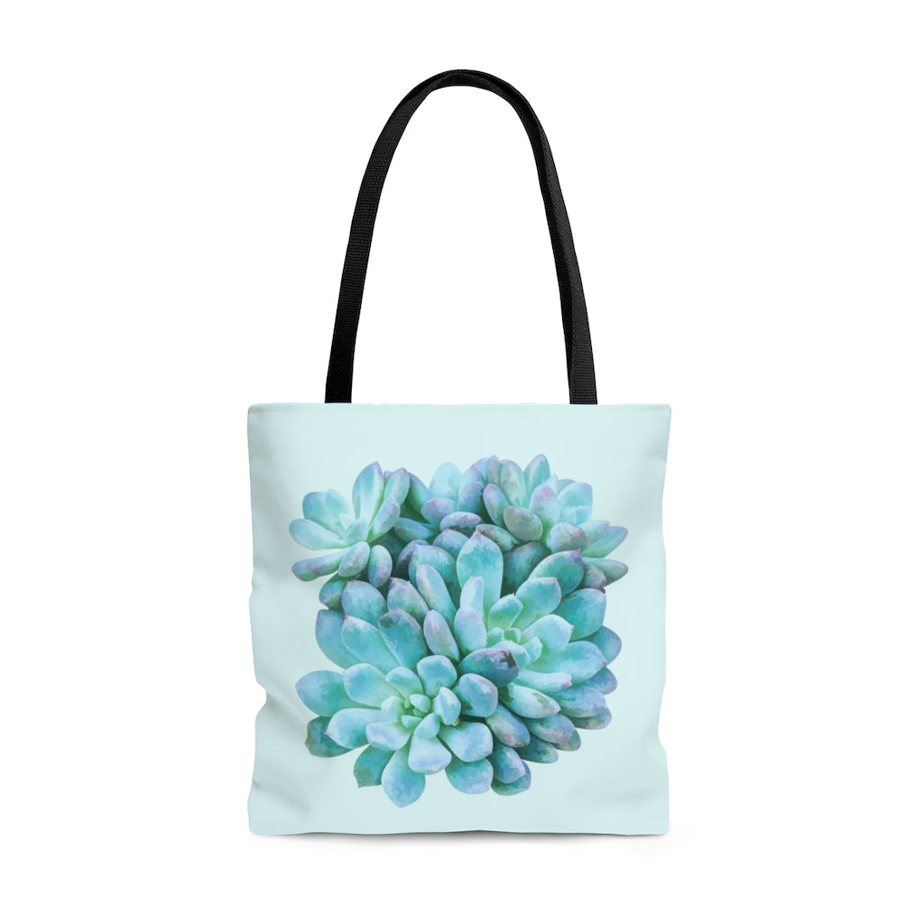 Beautiful blue succulent Tote Bag