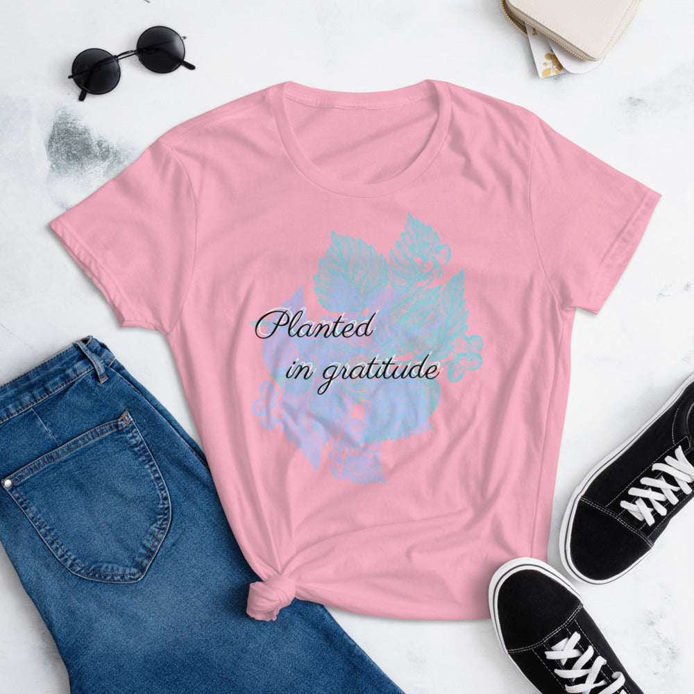 Planted in gratitude t-shirt