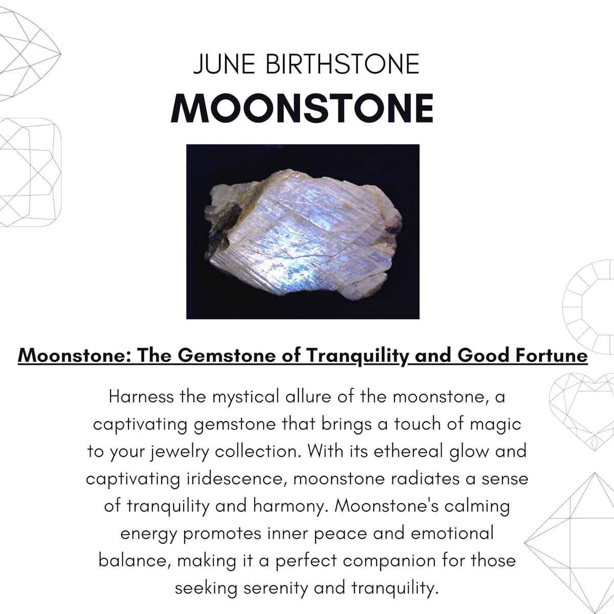 Moonstone Necklace for Women, Premium Gold Pear Drop Necklaces - Tarnish Free 18K Gold Plated Certified S925 Classic Statement Necklace Gold Jewelry for Women - Mothers Day Gifts for Mom Wife