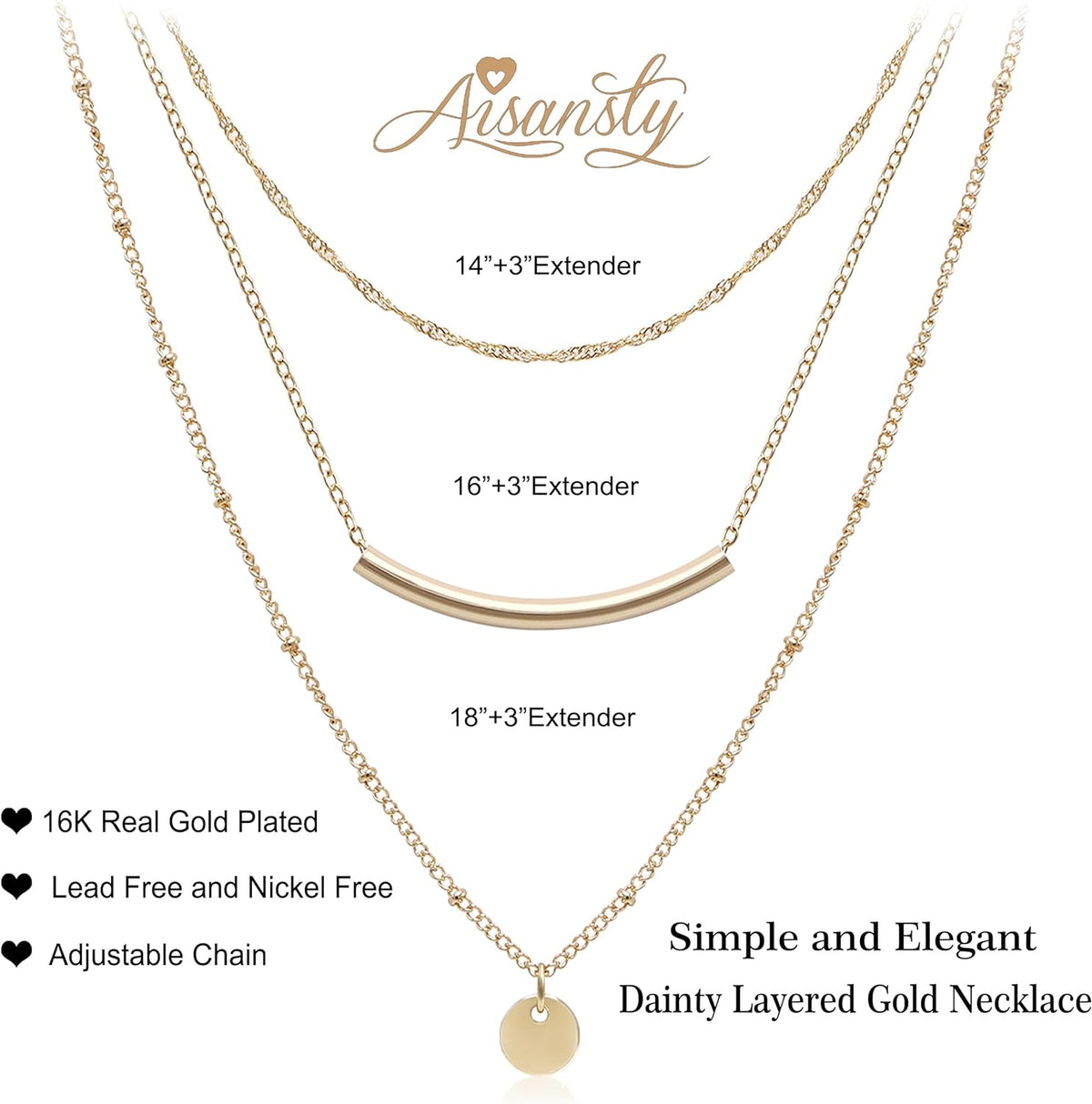 Dainty Layered Choker Necklaces Handmade Coin Tube Star Pearl Pendant Multilayer Adjustable Layering Chain Gold Plated Necklaces Set for Women