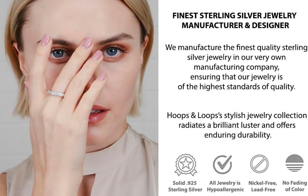 925 Sterling Silver Filigree Intertwined Infinity Small 17Mm Hoop Earrings for Women, Silver, Yellow Gold & Rose Gold