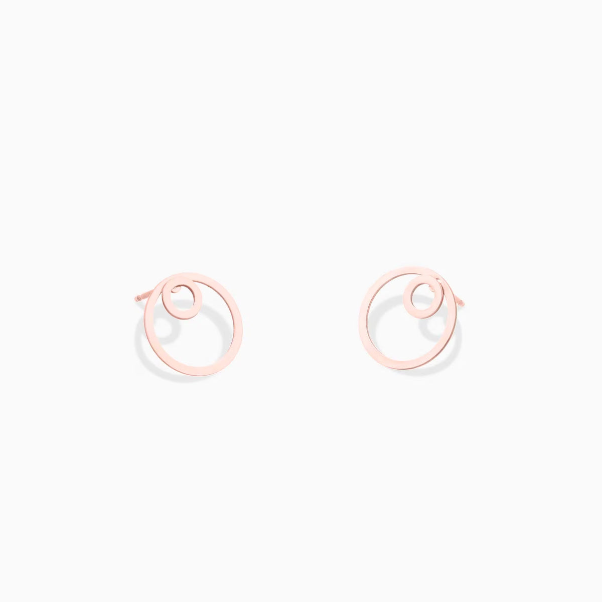Circle Jacket Earrings Gold Circle Earring Bridesmaid Gift Circle Charm Gold Stud Earrings Jewelry Lover Gift for Her Gold Earrings
