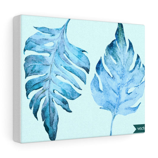 Blue Leaf canvas