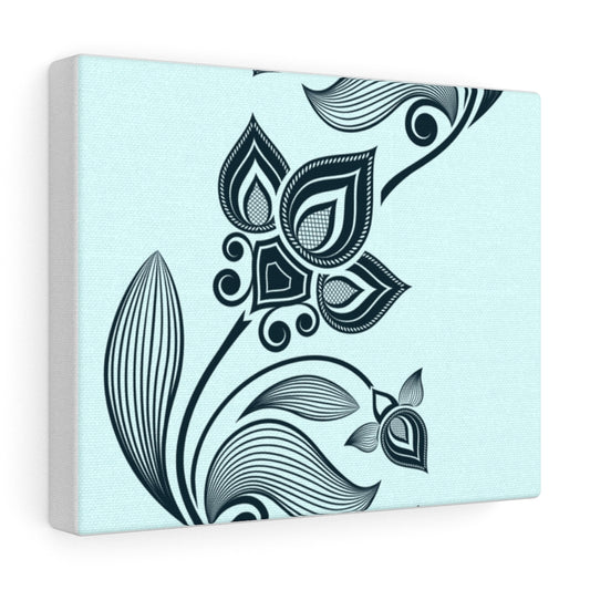 Botanical design canvas