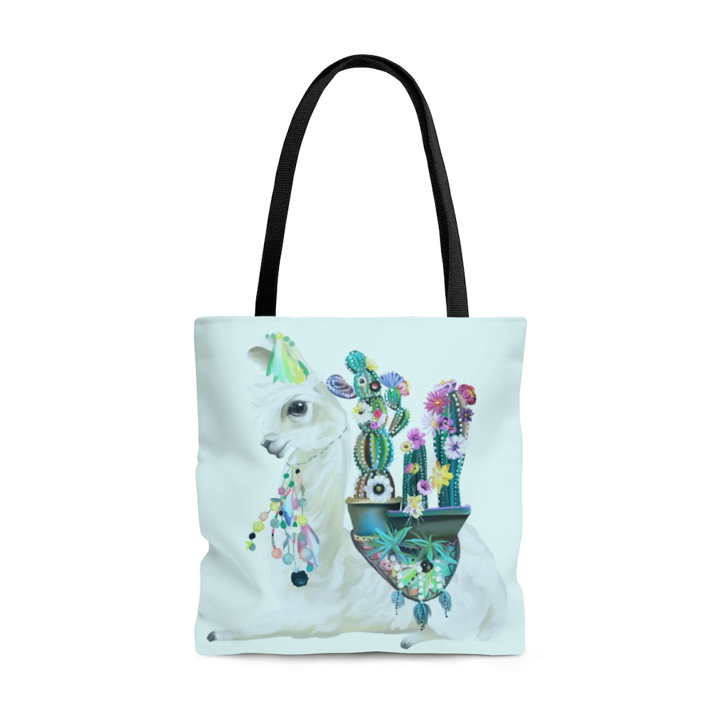 Cacti's riding a fancy Alpaca Tote Bag