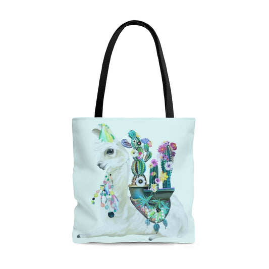 Cacti's riding a fancy Alpaca Tote Bag