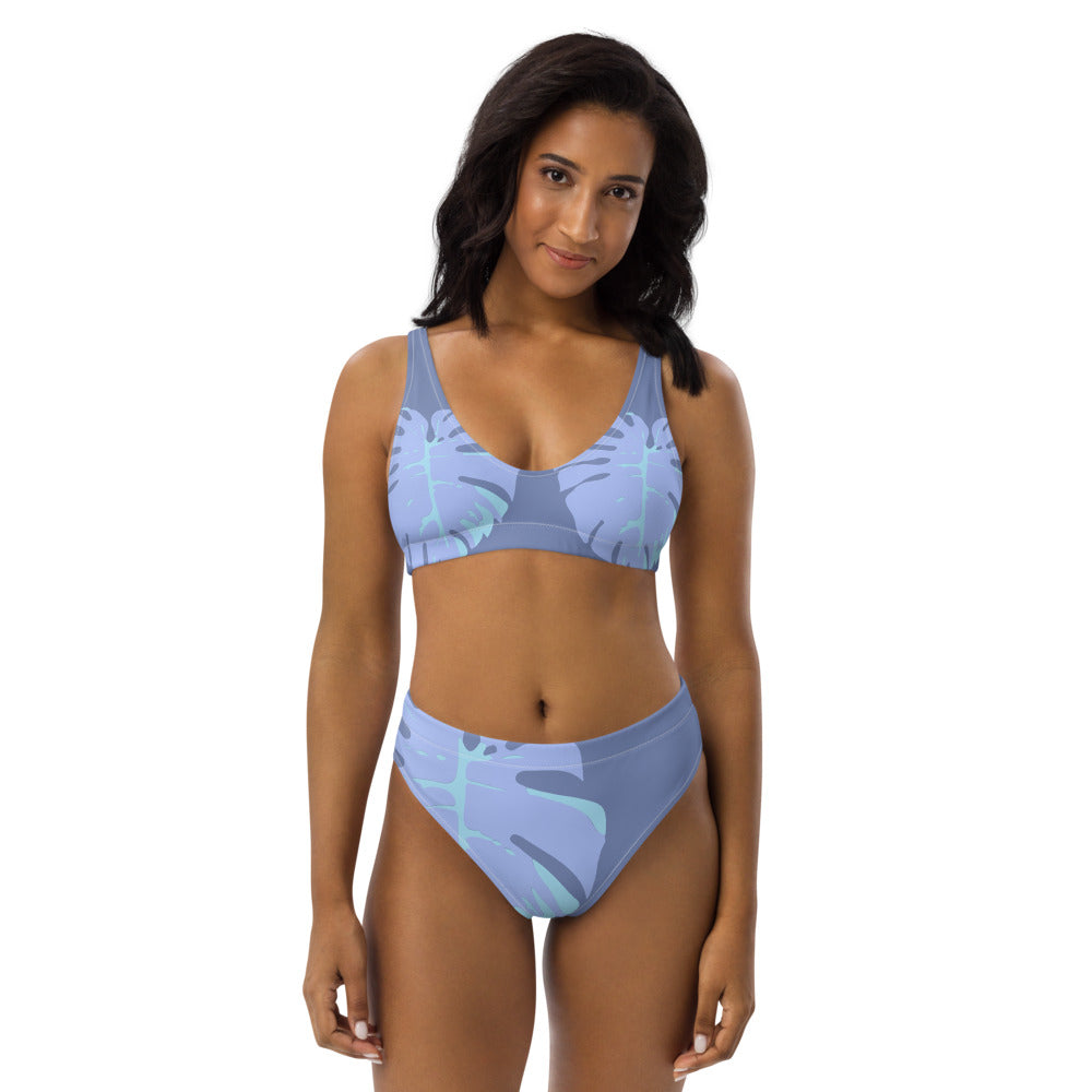 Recycled high-waisted bikini