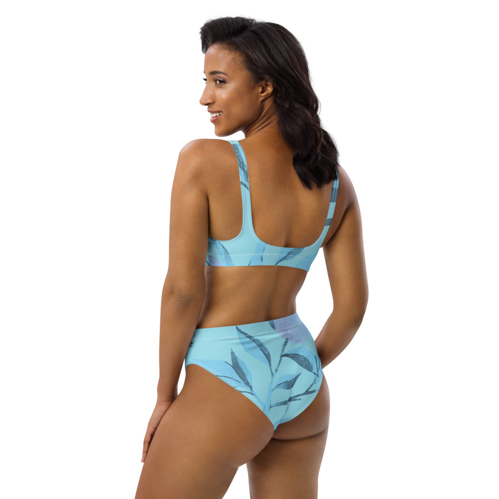 Recycled high-waisted bikini