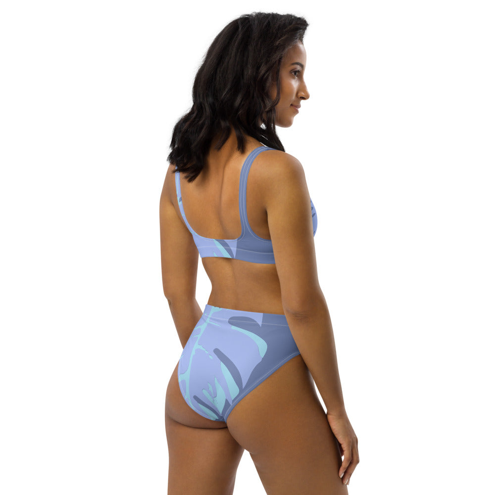 Recycled high-waisted bikini