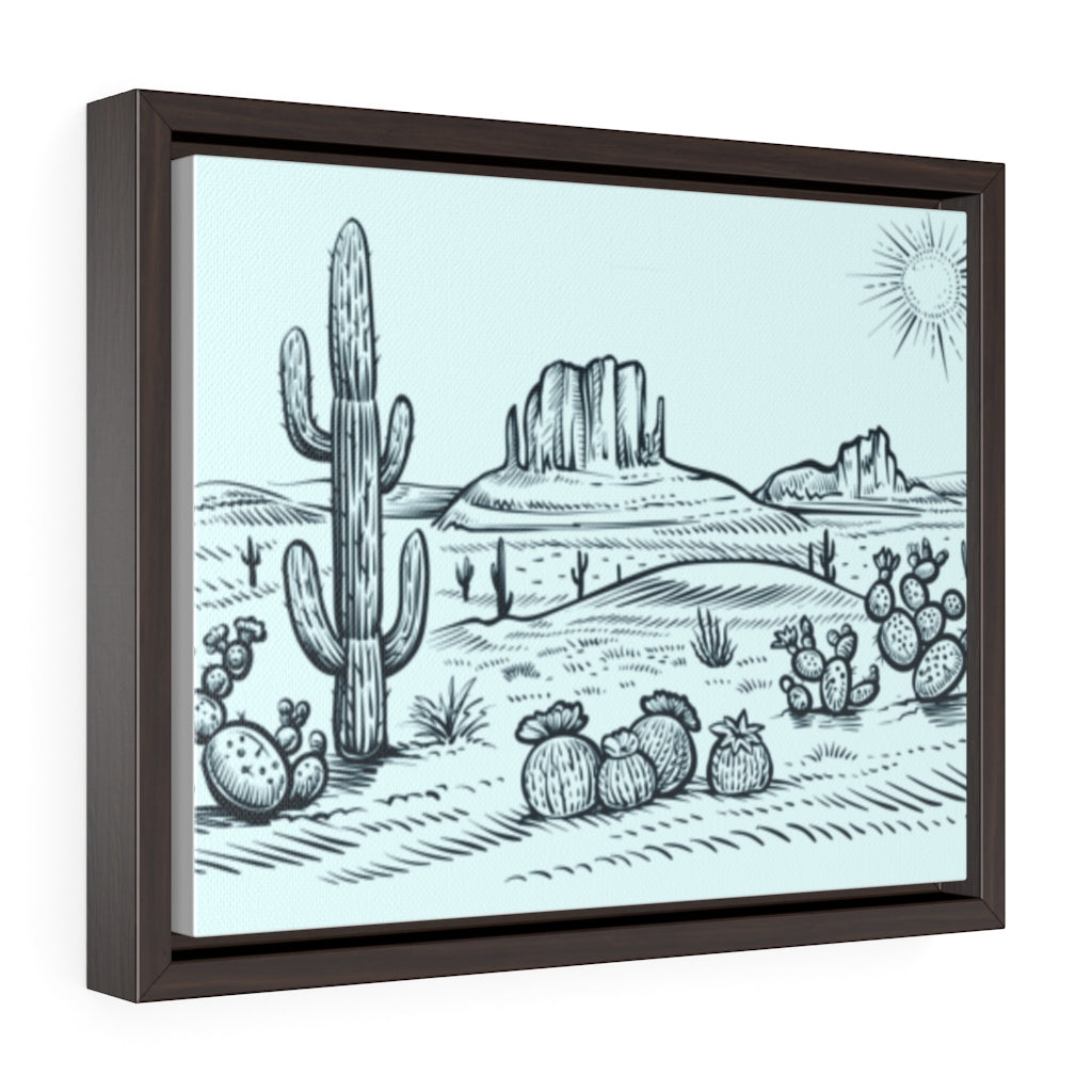 Horizontal Framed Premium Gallery Wrap Canvas