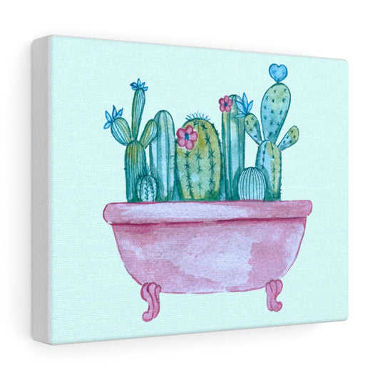 Cacti's takin a bath canvas