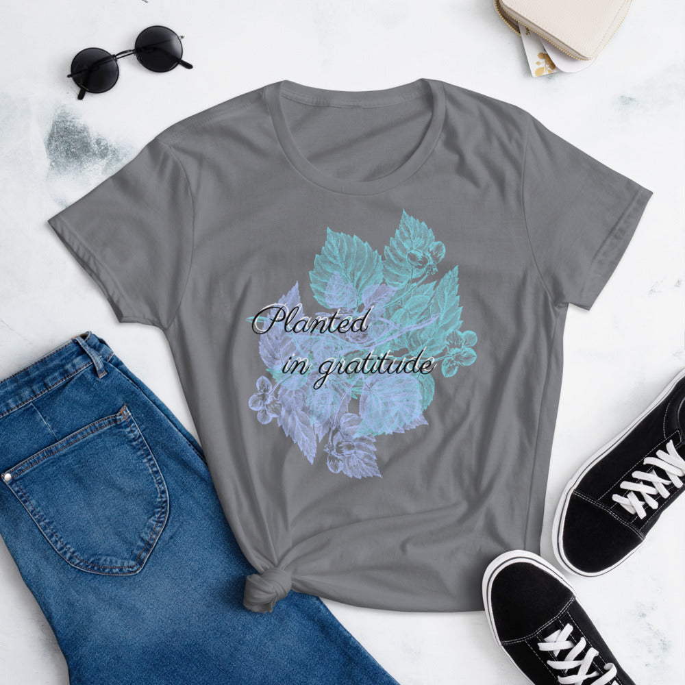 Planted in gratitude t-shirt