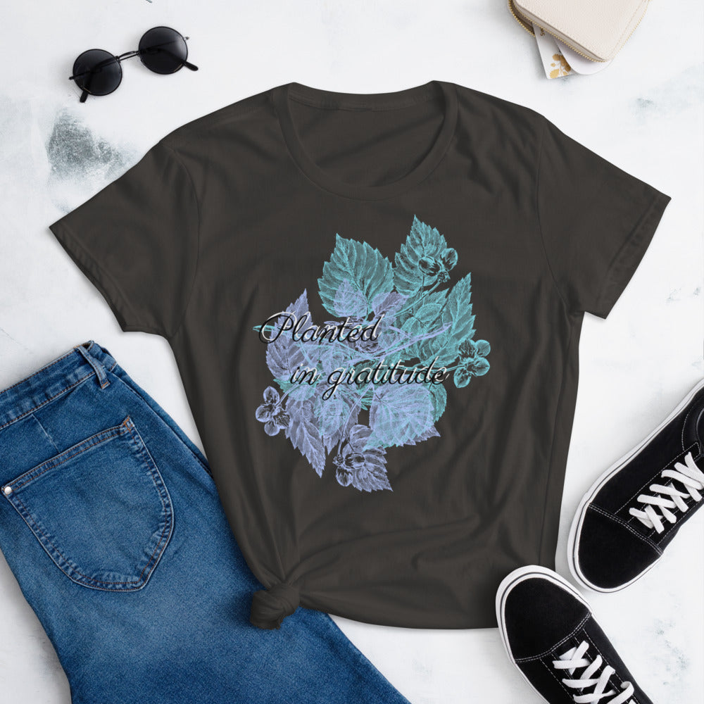 Planted in gratitude t-shirt