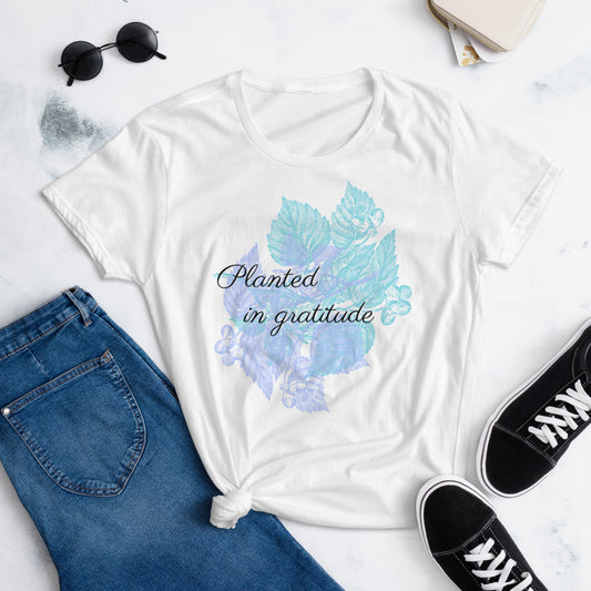 Planted in gratitude t-shirt