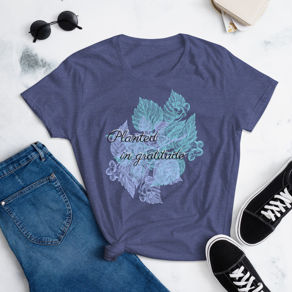 Planted in gratitude t-shirt